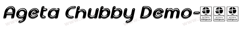 Ageta Chubby Demo字体转换